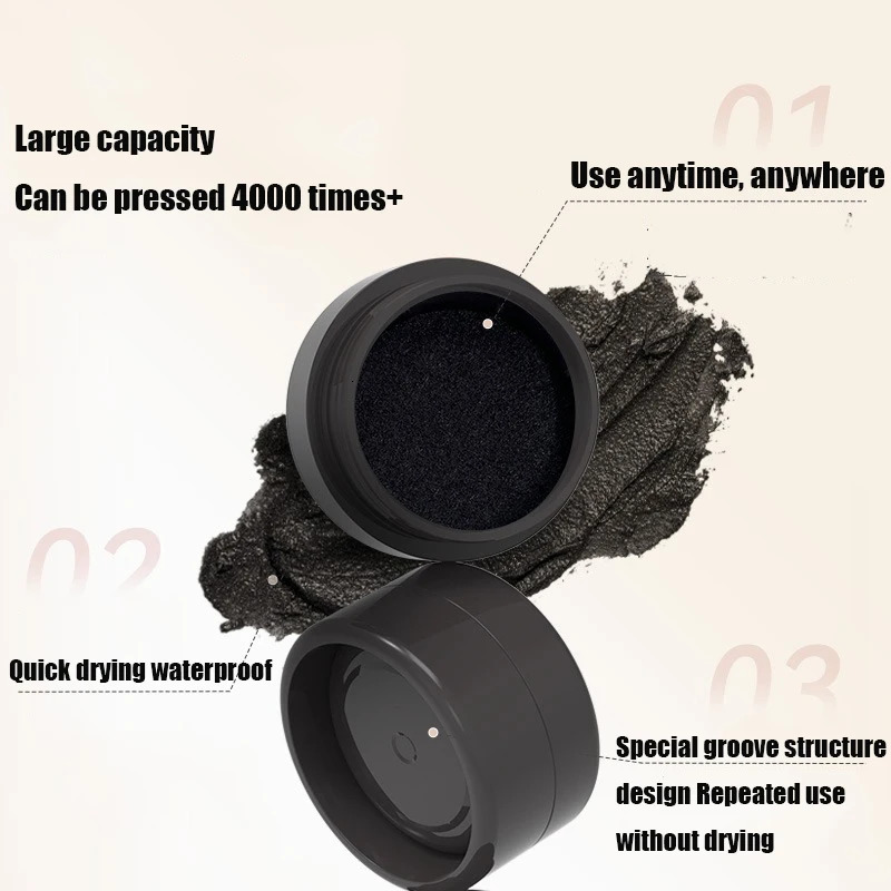 DEZONE double head lower eyelash seal makeup original product set waterproof stain free black liquid eyeliner pen 241107