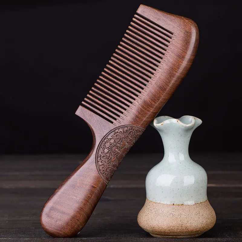 Home>Products>Black Gold Sandalwood>Ultra Narrow Fine Toothed Wooden Comb>Non Static Lice Beard Comb>Hair Styg W240813