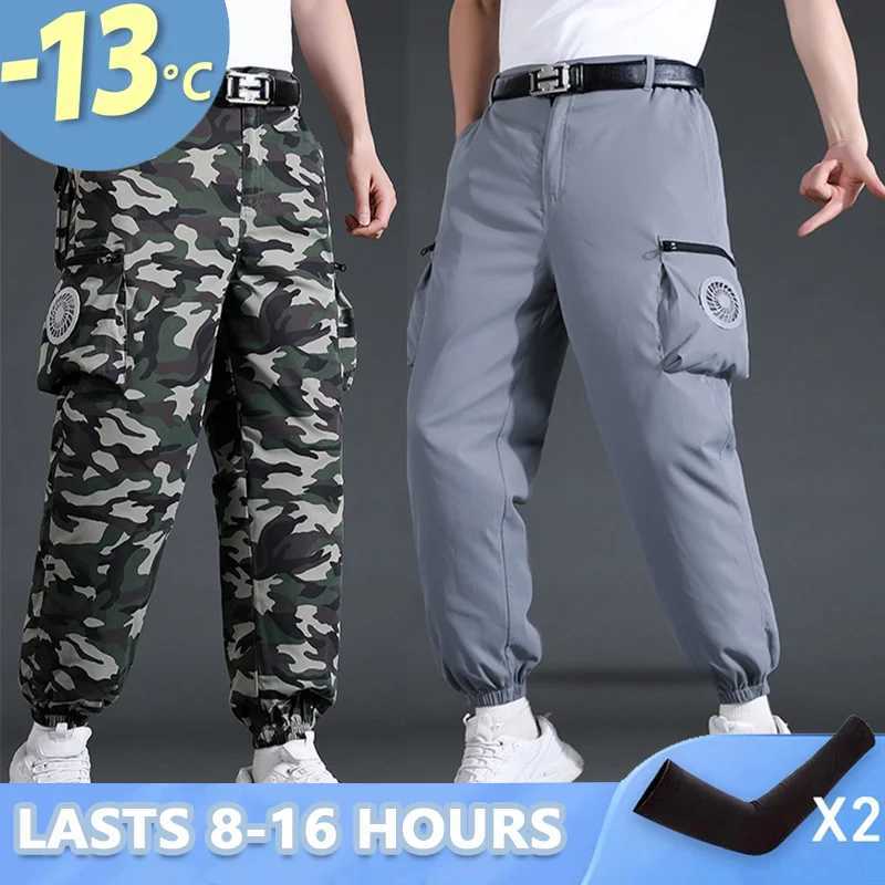 Hot sale heatstroke prevention and cooling air conditioning pants mens pants summer style with fan pants for outdoor workers LX241107