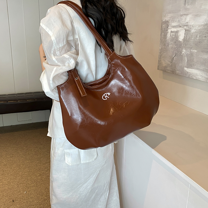 Shoulder Bag for Women Adjustable Strap Handbag PU Leather Underarm Bag Satchel Purse for Work Travel