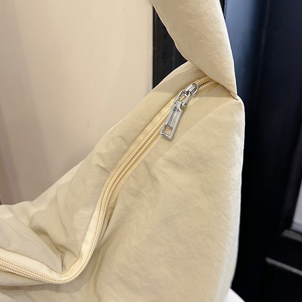 Solid Color Shoulder Messenger Bags Large Capacity Down Cotton Padded Quilted Totes Lightweight Underarm Bags for Women Girls
