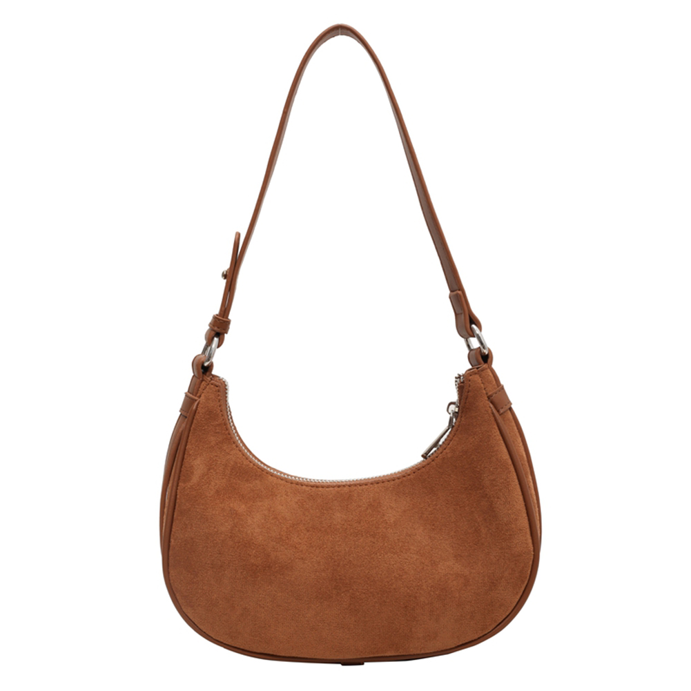 Crescent Shoulder Bag for Women Adjustable Strap Cute Hobo Bag Clutch Purse for Work Travel