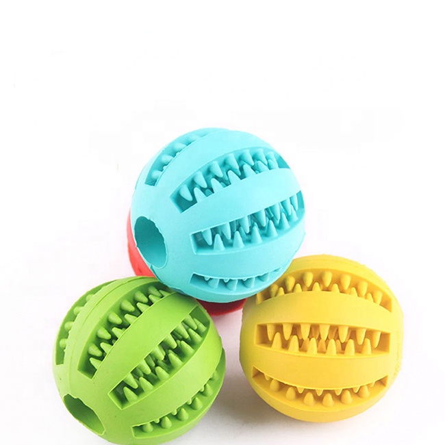 Pet accessory good quality rubber pet ball chew toys for dog