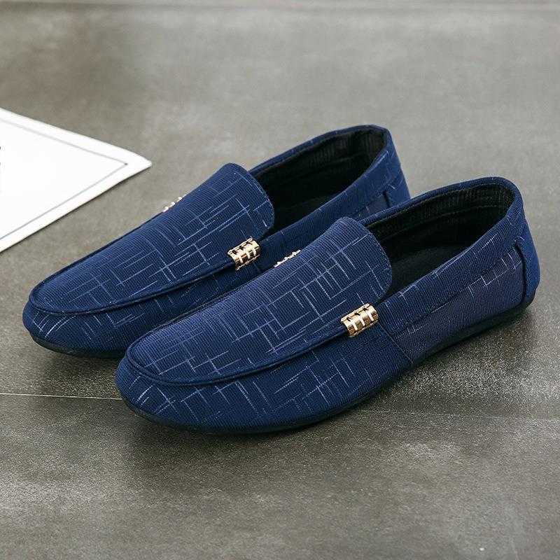 Doudou Shoes for Men Spring New Shoes for Mens Casual Shoes Trend Korean Version One Step Lazy Shoes for Mens Cloth Shoes