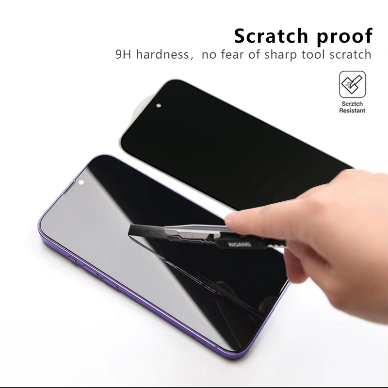 10pcs ESD 30° Privacy Tempered Glass Screen Protector Cover Film For iPhone 16 15 14 13 12 11 Plus Xr Xs Pro Max Samsung S24 S23 S22 S21 FE A54 A72 A0
