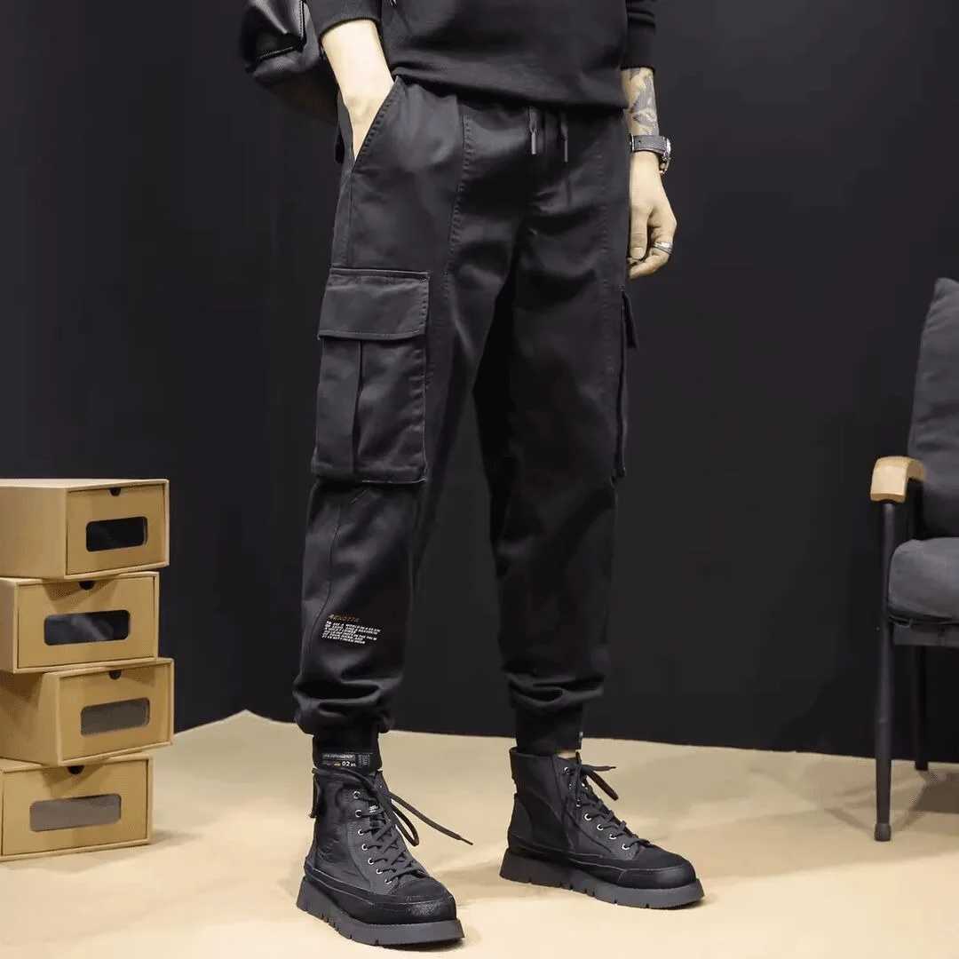 Joggers Big Size Cargo Pants Man Sweatpants Men Male Clothes Sport Mens Summer Pants Mens Cropped Trousers Sweatshirt Running LX241107