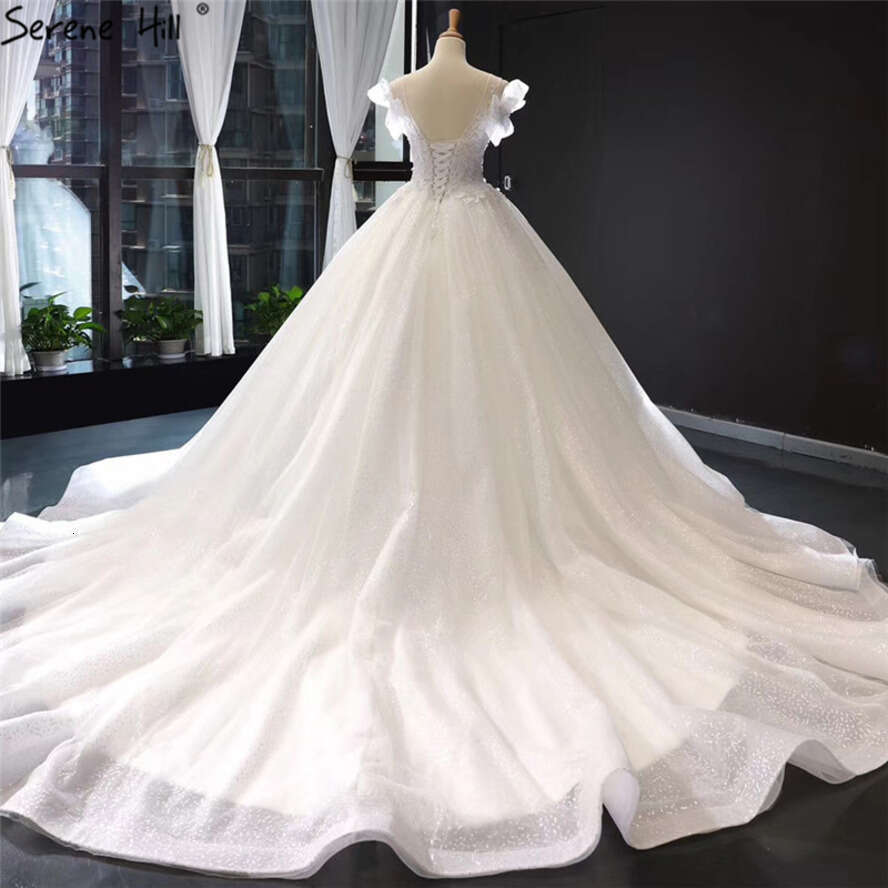 White Sleeveless Bow Vintage Sexy Wedding Dresses 2025 Handmade Wers Sparkle Princess Bridal Gowns Custom Made Chm66885
