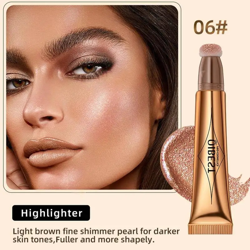 Blush Stick Cream Blush Highlighter Stick concealer Versatile Highlighter Makeup Stick lipstick Eye Balm Multi purpose Stick 241107