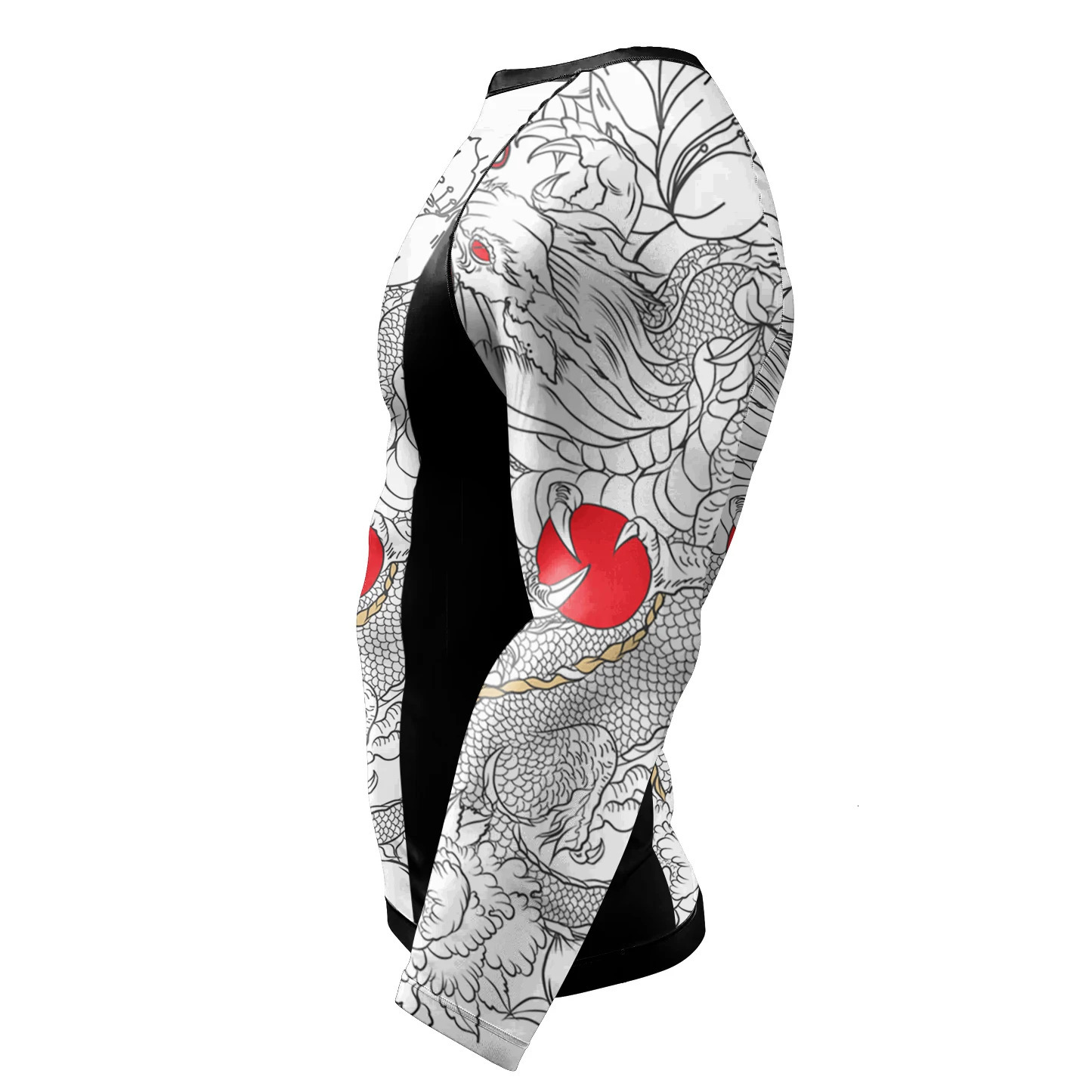 Cody Lundin Tattoo Mens Gym Compression T-shirt Mens Sublimation Long Sleeve Rashguard BJJ jiu Flexible Boxing Shirt Customization 241108