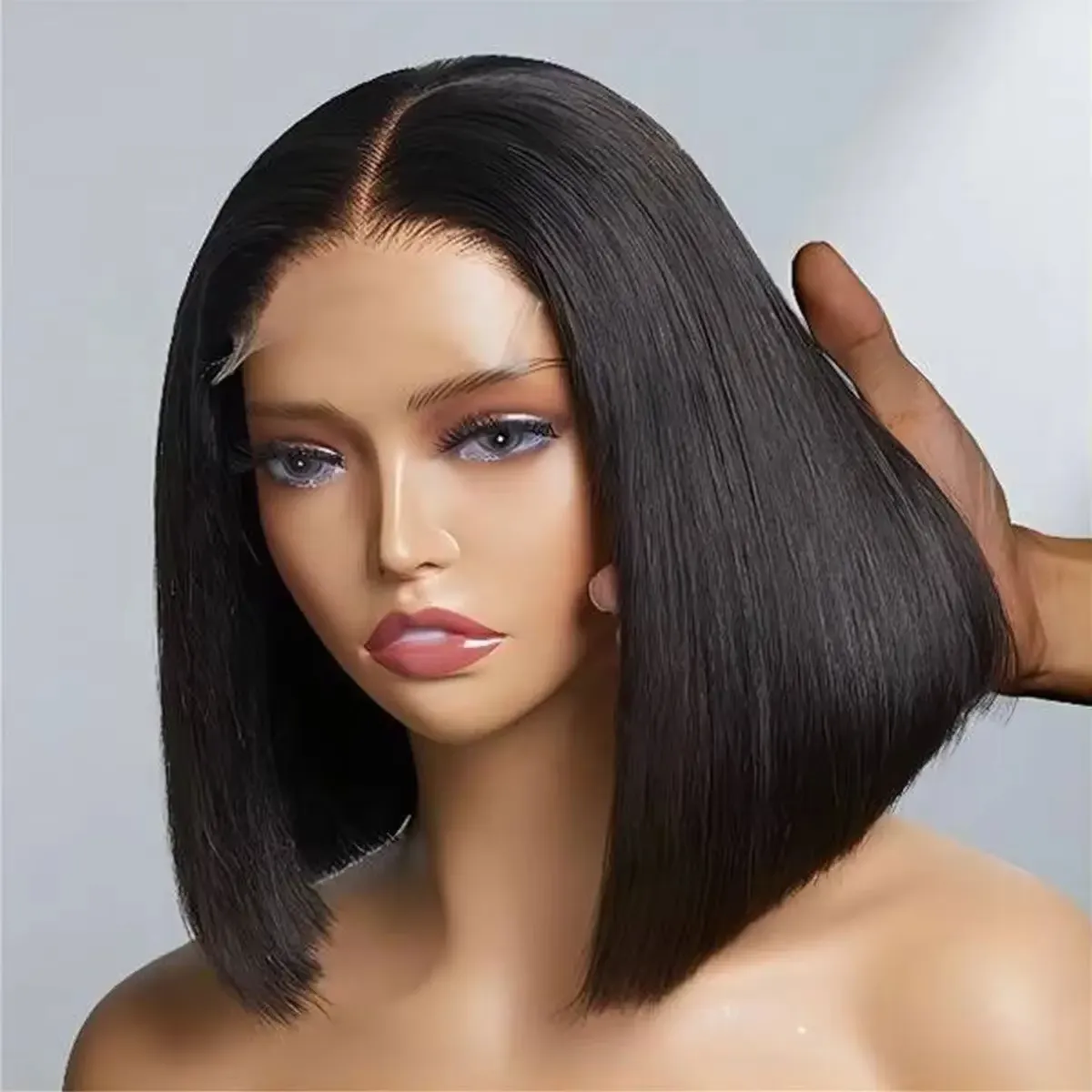 100% Really 13x4 Human Deep Wave Lace Front Hair Brazilian Wigs Curly HD Glueless Wig Straight Colored For Woman Pre Plucked 300Ddensity