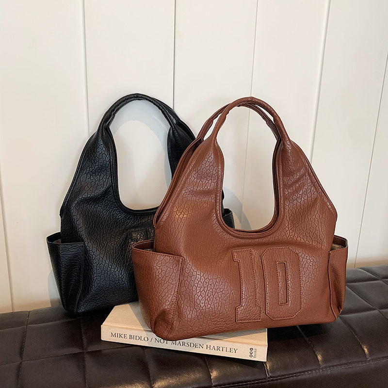 Luxury Designer Shoulder Bags Soft PU Leather Fashion Handbag Large Capacity Underarm Purse for Women's High-end Tote Bag Bolsas