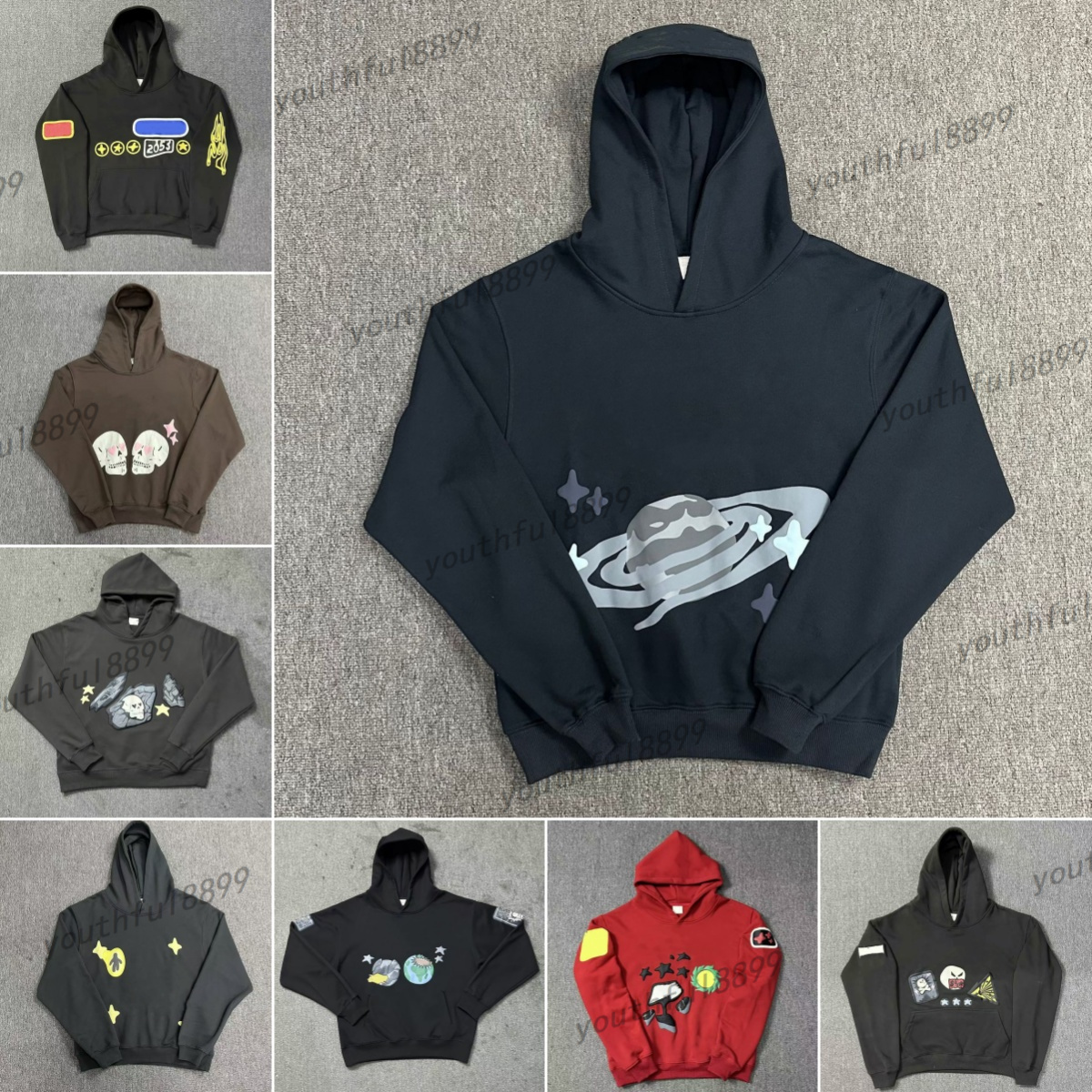 Mens hoodie designer interesting letter foam printing street fashion brand Y2k Hoodie Pullover Sweatshirts unisex fleece hoodie sweater