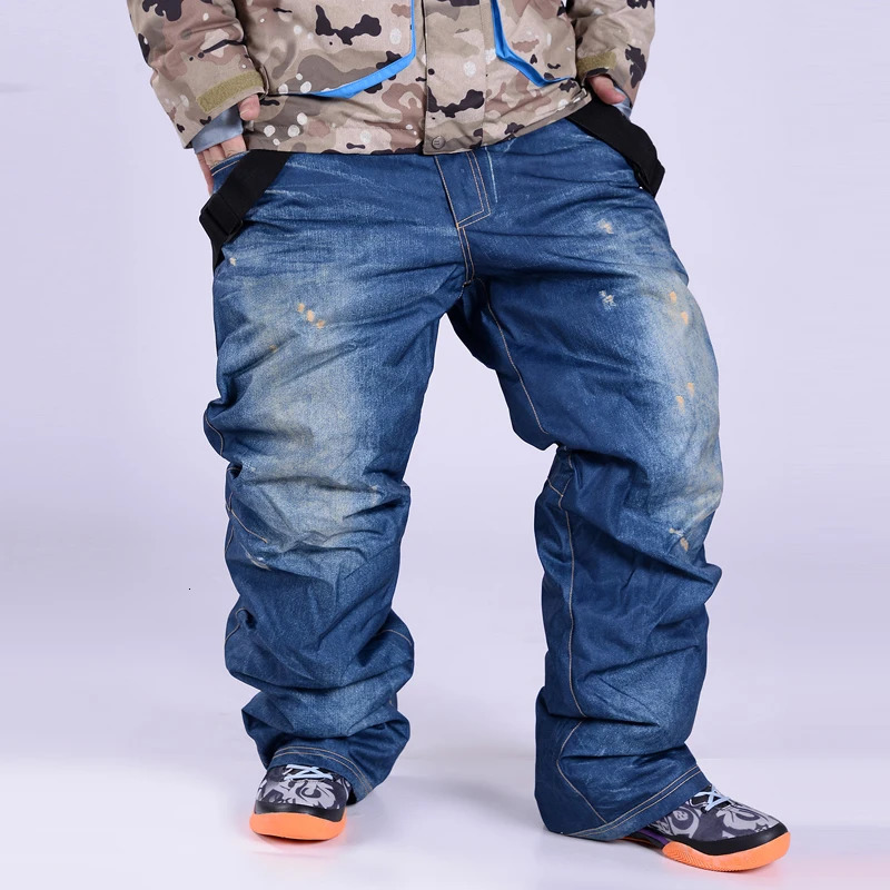Ski Pants with Bib Snowboard Snow Pants Perfect Moment Ski Clothes Ski Suit Pant Ski Garments Snowboarding Trousers For Men 241107