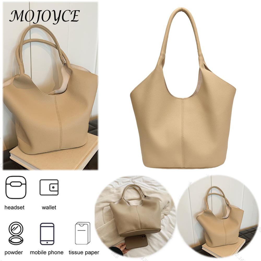 Women PU Tote Bag Vegan Leather Bucket Bag Large Capacity Trendy Commuting Bag Oversized Weekender Handbags Outdoor Travel Bag
