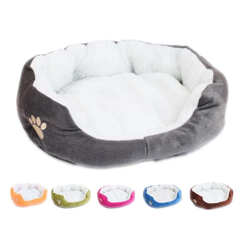 Washable Super Soft Dog Pet Bed Supplies Plush Cat Mat Small and Large Size Lambswool Kennel Teddy Bichon
