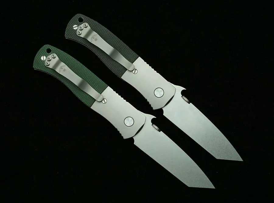 New AUS-10 blade CQC7 wave opening double row ceramic bearing titanium Micarta handle camping hunting EDC tool folding knife X241108