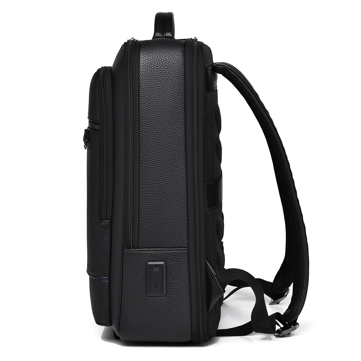 New Trendy Quality PU 15.6 Computer Bag Men's Backpack Multi-compartment Travel Bagpack Business Backbag Mochila School Bag 2025