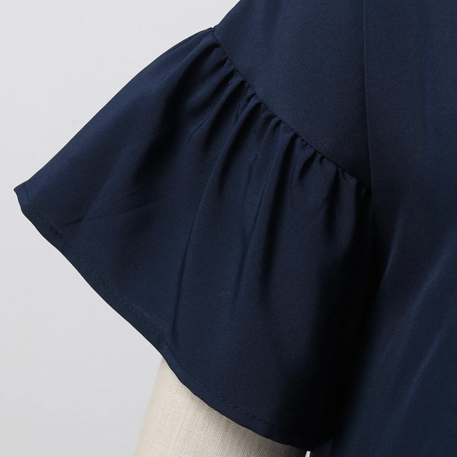 Half Sleeve Ladies Dress Tiered Ruffle Layer Summer Dresses Single Breasted Cuff Casual For Fine Women Vestidos 240408