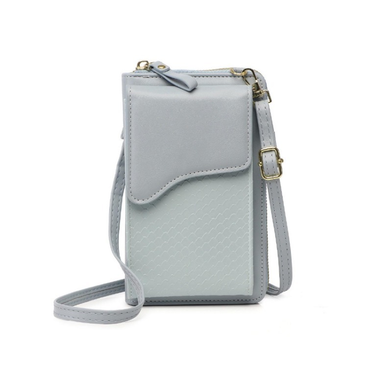 Women Solid Color Mini Shoulder Bag Multifunctional Purse Phone Casual Crossbody