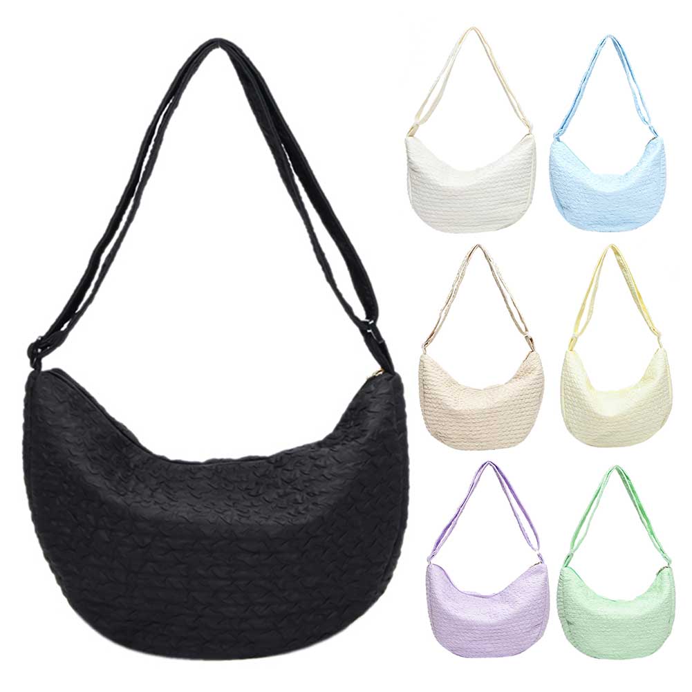 Crossbody Bag for Women with Adjustable Strap Crescent Bag Trendy Everyday Sling Bag Casual for Sports Travel Shopping