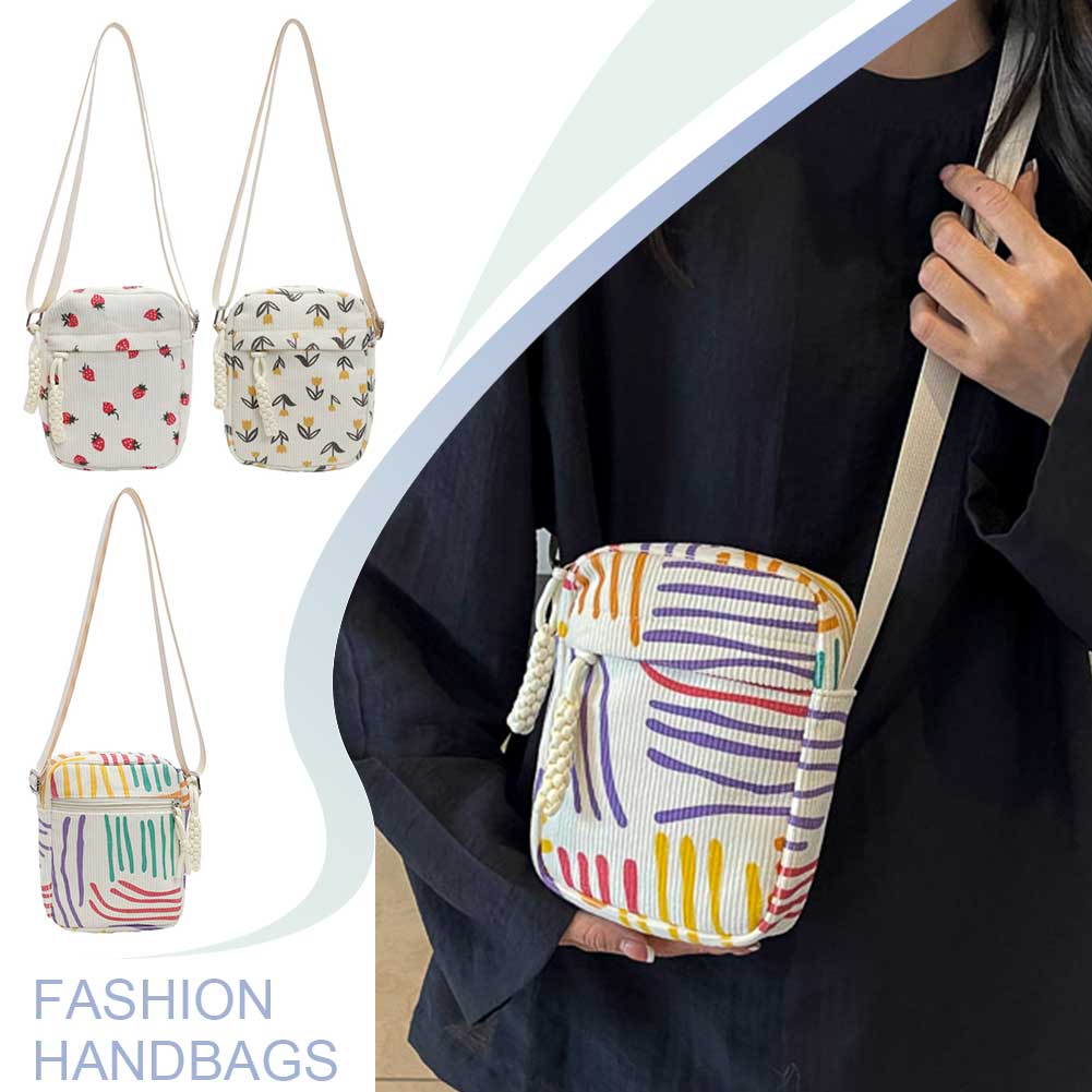 Crossbody Bag Purse Small Messenger Bag with Adjustable Strap Kawaii Purse Shoulder Purse for Girls