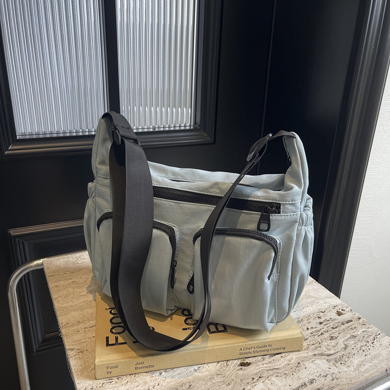 Women Fashion Tote Handbag Large Capacity Canvas All-Match Messenger Bag Adjustable Strap Travel Satchel Bag Female Shopping Bag