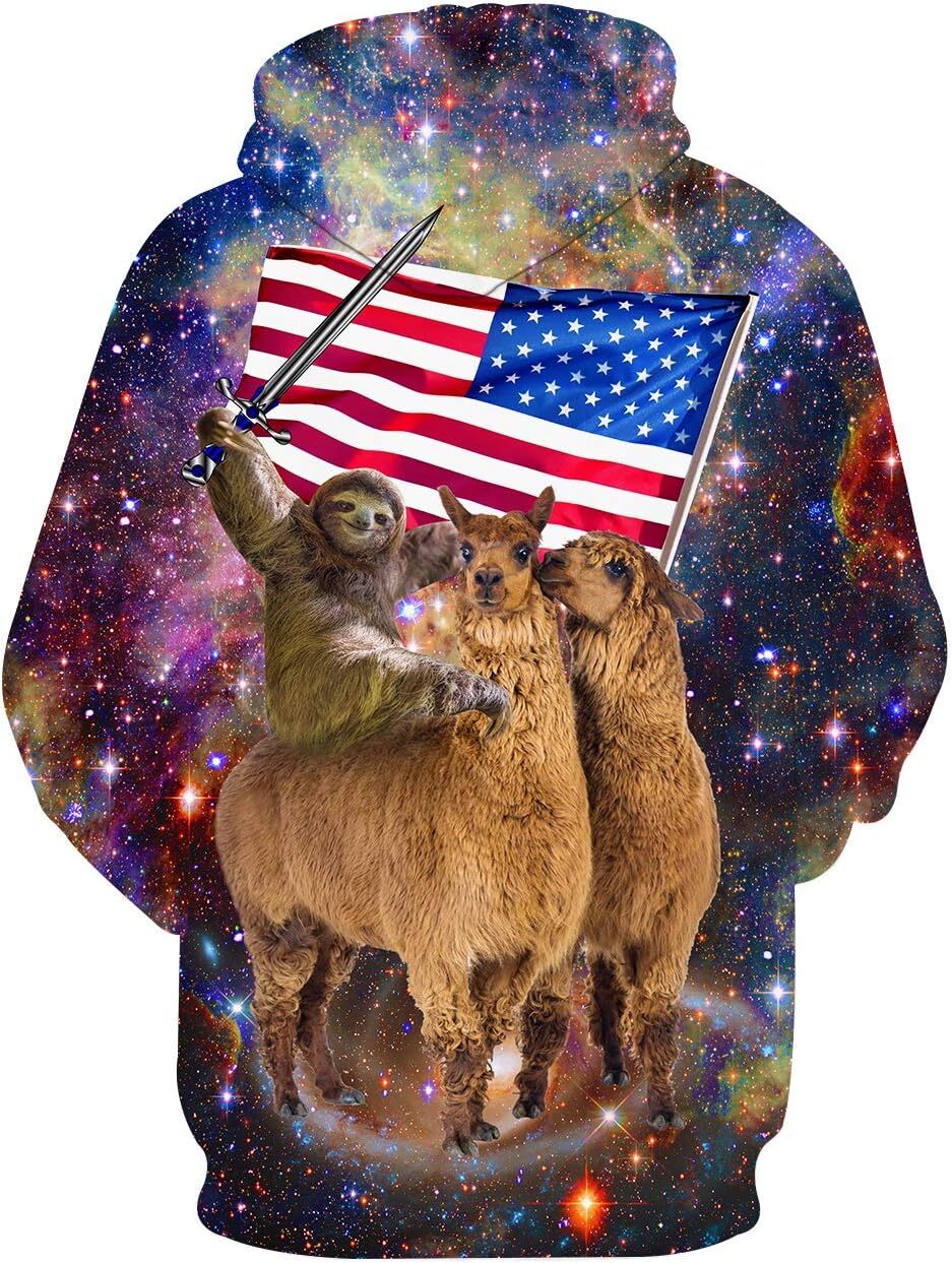 Hoodie for Mens Womens Unisex 3D Print Hoodies Graphic Space Pullover Hooded Sweatshirts for Men Women Graphic Trendy patterns cool