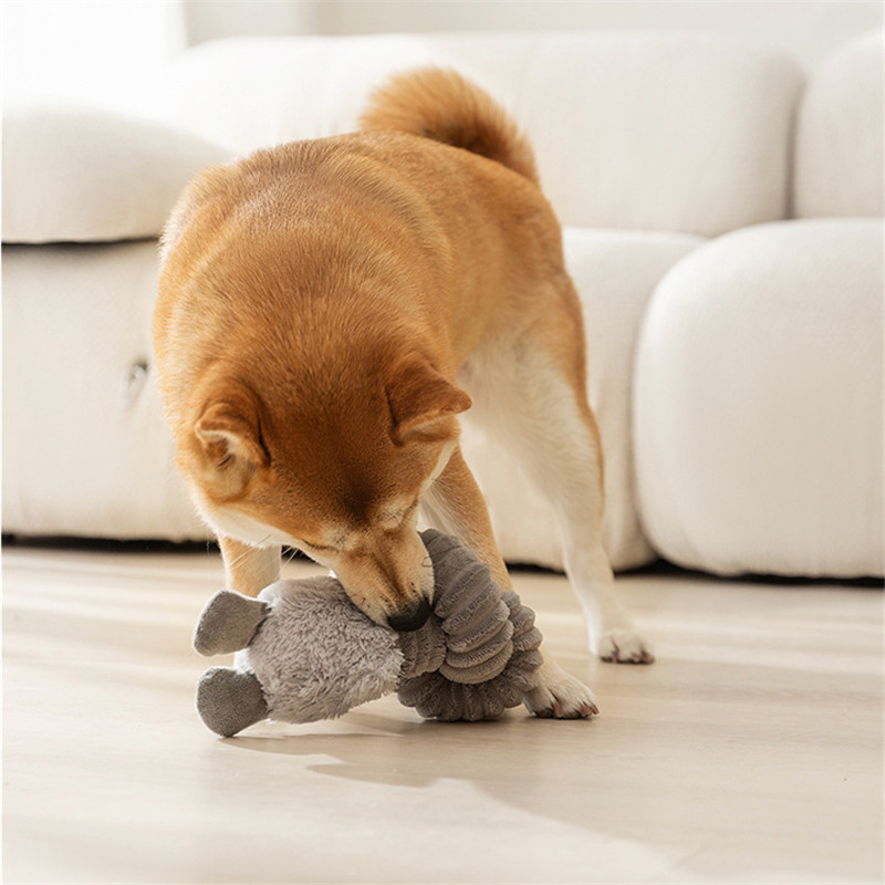 Funny Pet Toys For Dogs Plush Chewing Toy Teeth Grinding Interactive Chew Squeaky Dog Toys Pet Supplies