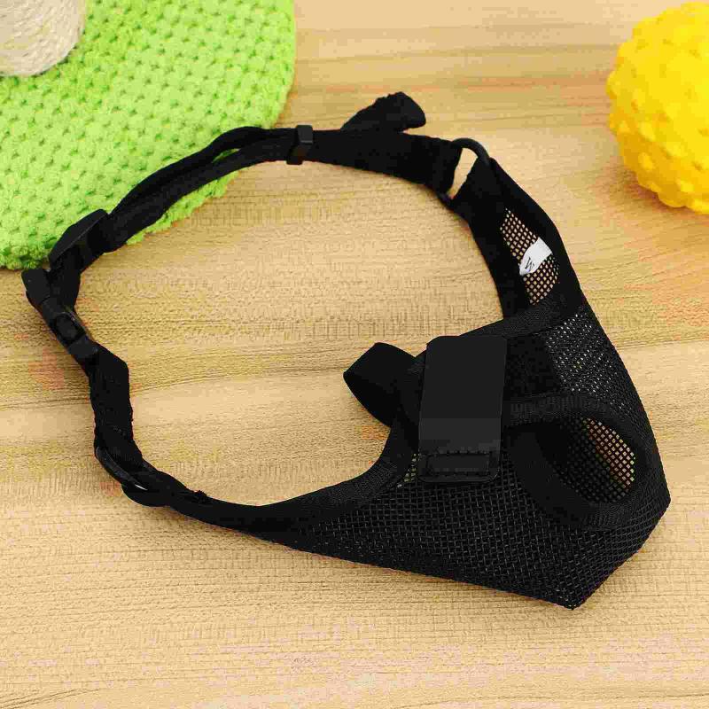 Dog Collars Mask Muzzles Mesh Soft To Prevent Biting Puppy For Medium Sized Pet Polyester