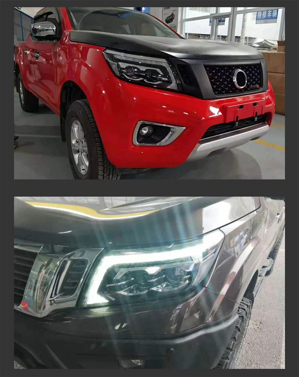 Auto Light Assembly for Nissan Navara NP300 20 15-20 20 LED Car Lamps Daytime Running Lights Dynamic Turn Signals Headlights