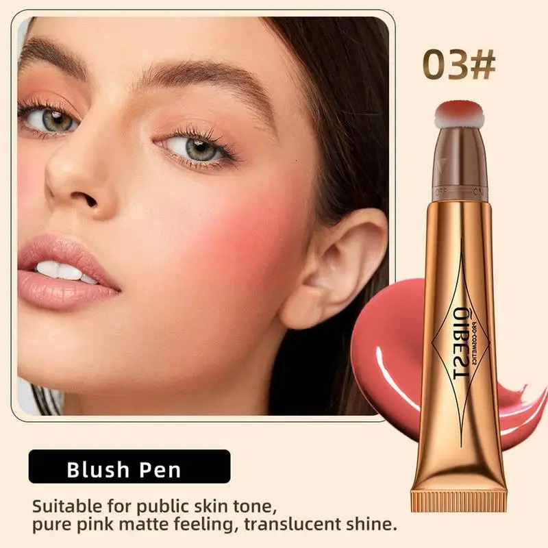 Blush Stick Cream Blush Highlighter Stick concealer Versatile Highlighter Makeup Stick lipstick Eye Balm Multi purpose Stick 241107