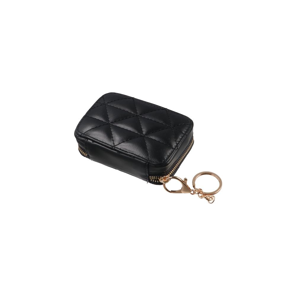Bag Case For Travel Keychain Lipstick Bag Bag Decor Portable Lip Gloss Bag PU Leather Fashion Cosmetic Bag Women