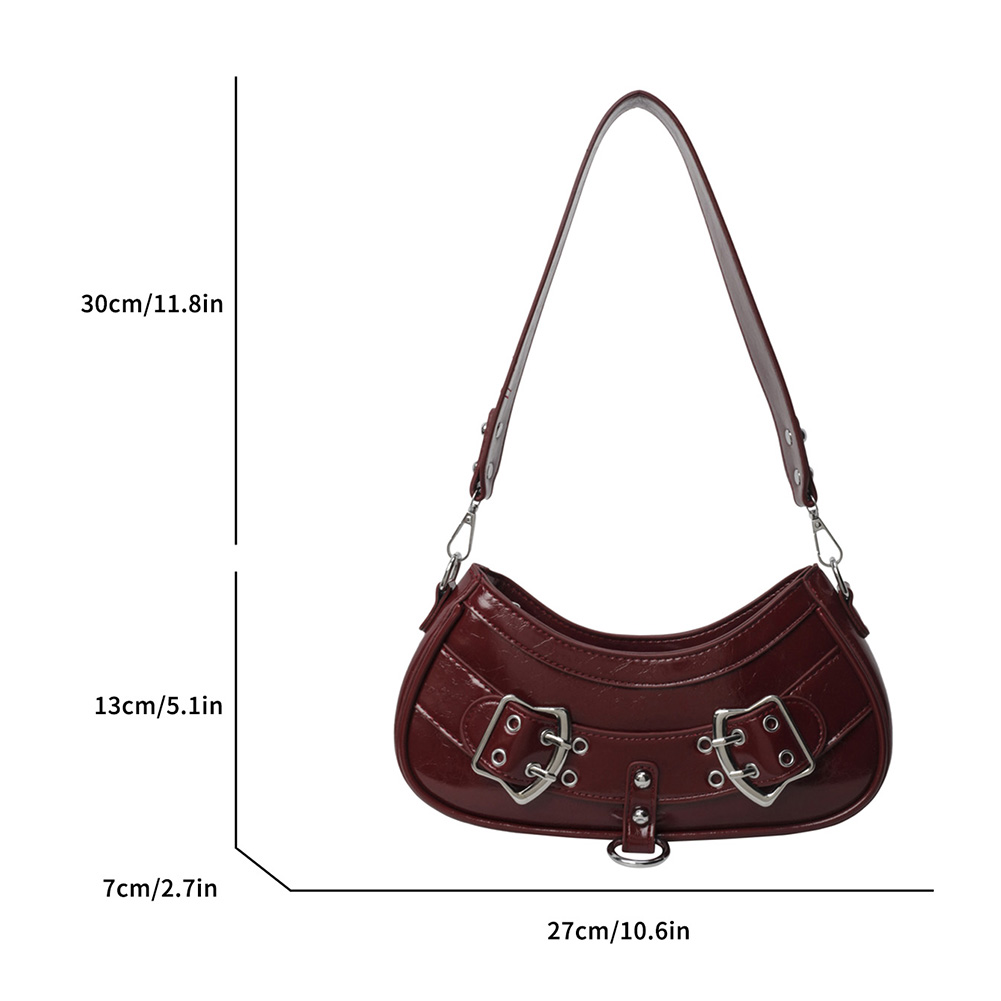 Y2k Satchels Spicy Purses for Girls Wallets Scorching Styling PU Leather Chic Hobo Bag Clutch Tote Shoulder Bags for Women