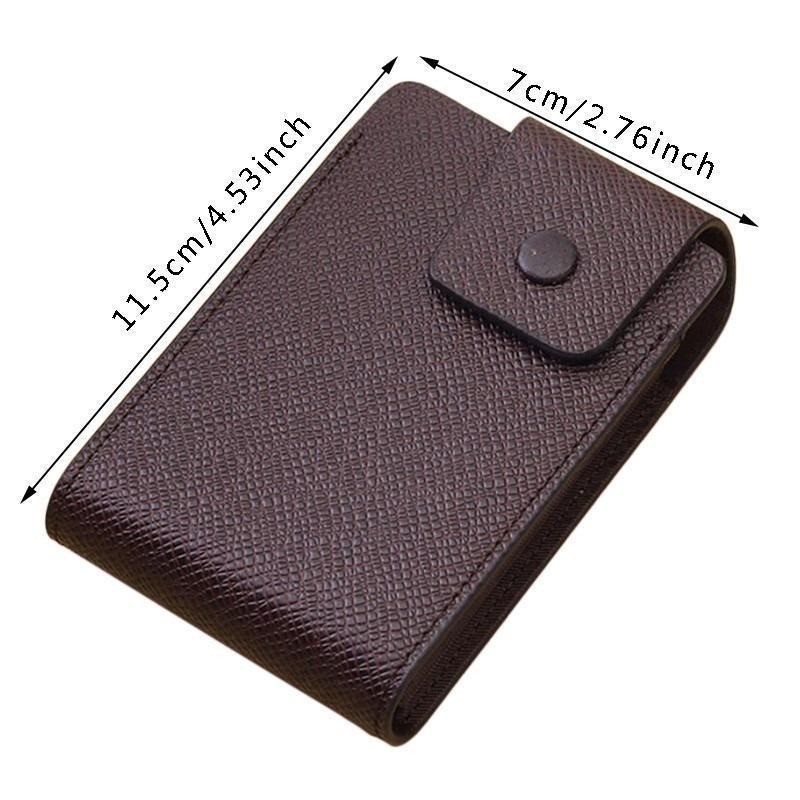 Multifunctional Card Set For Men And Women Card Bag ID Card Bank Card Credit Card Clamp Business ID Multi Functional Wallet