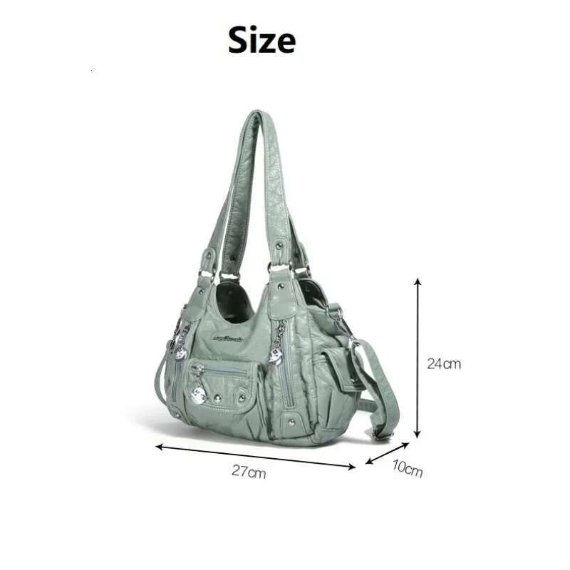 New Women handbags women bags designer Vintage Soft Leather Fashion Satchel Motorcycle Bag Tote Bags messenger bag