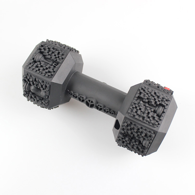 2020 new style dumbbell shaped pet dog rubber chew toy
