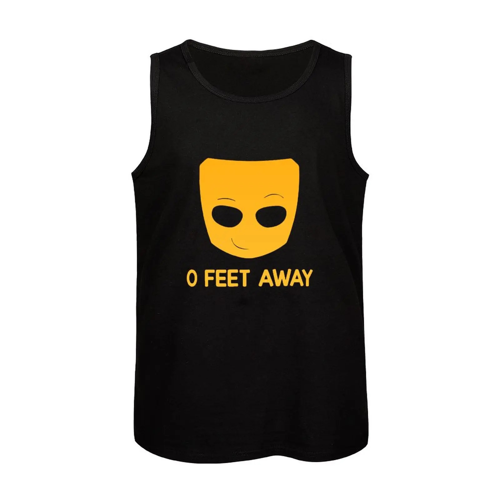 Grindr O feet away Tank Top anime tshirts vests for men gym clothing 240408