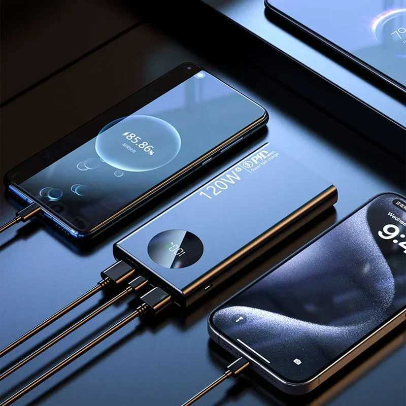 120W Power Banker Fast Charging 80000mah tralarge Capacity For Mobile Power External Battery For Iphone H251213