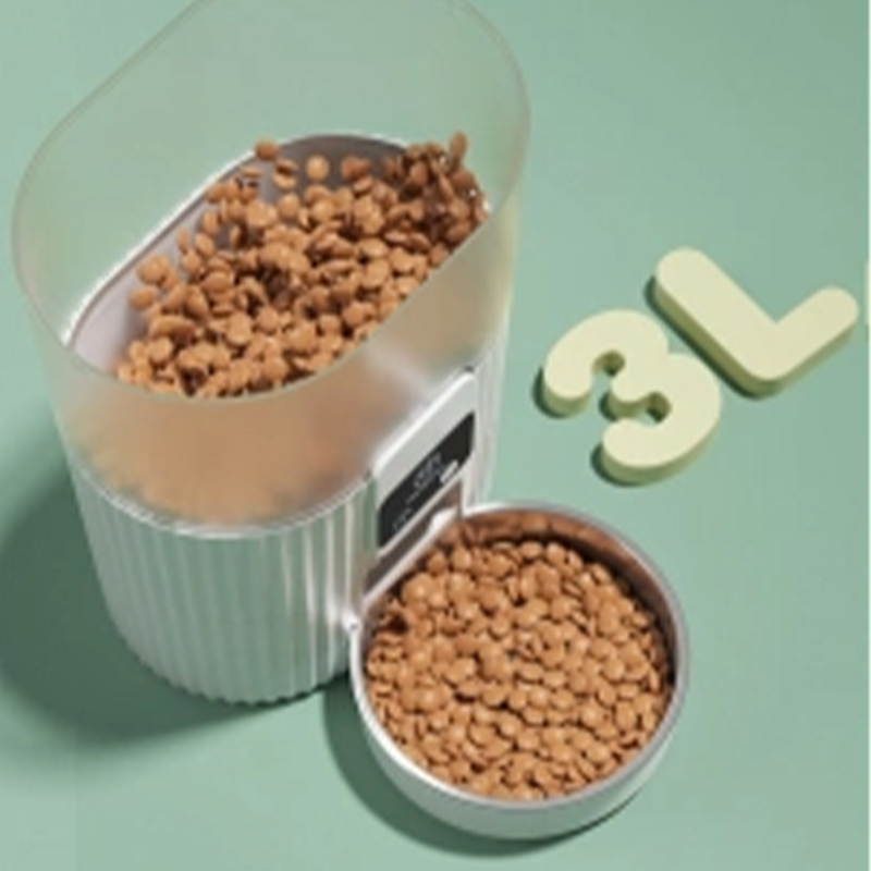 Smart Cat Feeding Solution - 15 Liter Automatic Dish w/Mobile App Control for Multiple Feedings per Day