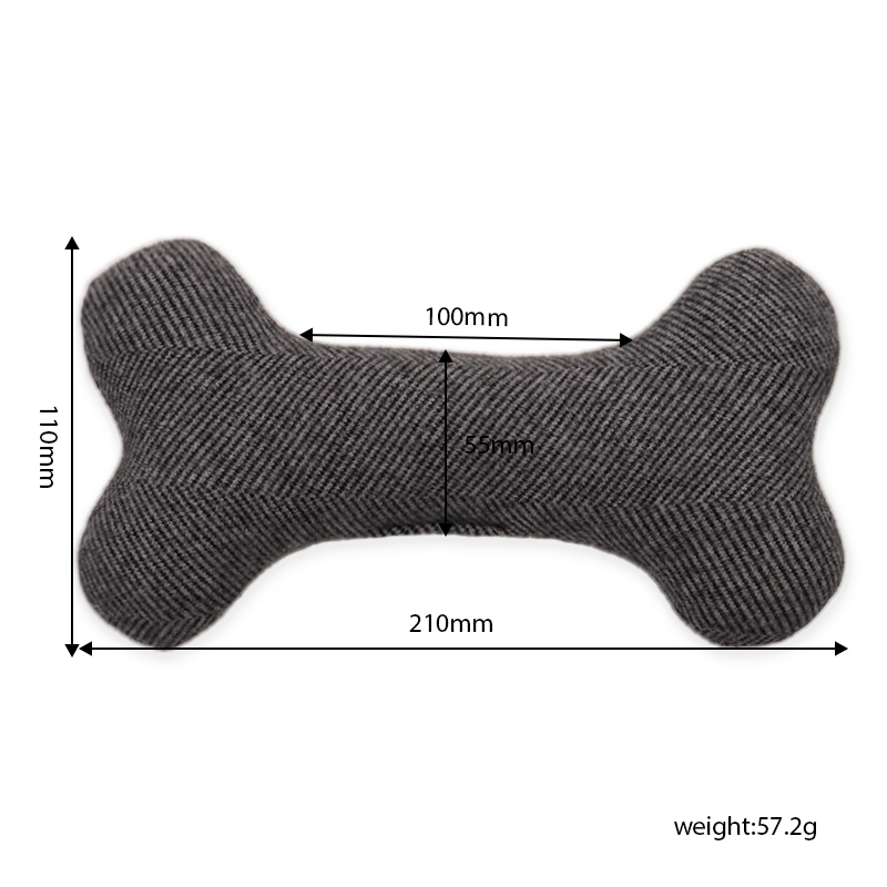 yy Dog Bone cloth Chew Toy felt dog bone Dog Toy Personalized Pet Gifts