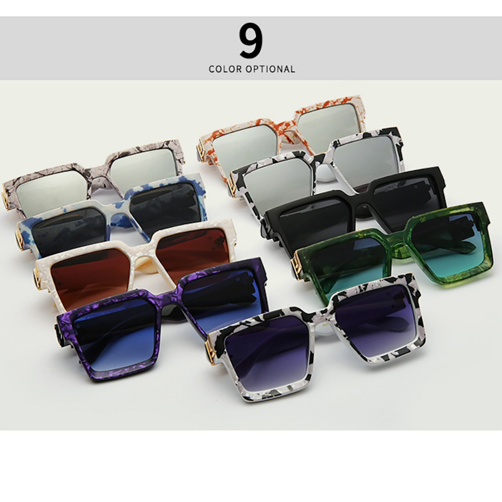 Oversized Sunglasses Square Steampunk Big Punk Men Designer Women Cool Thick Sun Glasses Vintage Fashion y2k Cyberpunk Futuristic Personalized Retro S