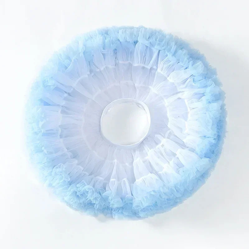 Lush Small Baby Girls Tutu Skirt for Kids Children Puffy Tulle Skirts for Girl born Party Princess Girl Clothes 1-15 Yrs B023 240329