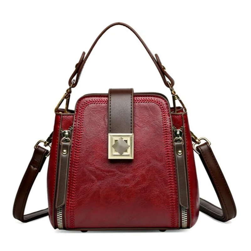 New 2024 High-end Leather Tote Large Capacity Women Bags Designer Bag Ladies Brand Shoulder Messenger Bolsas Feminina