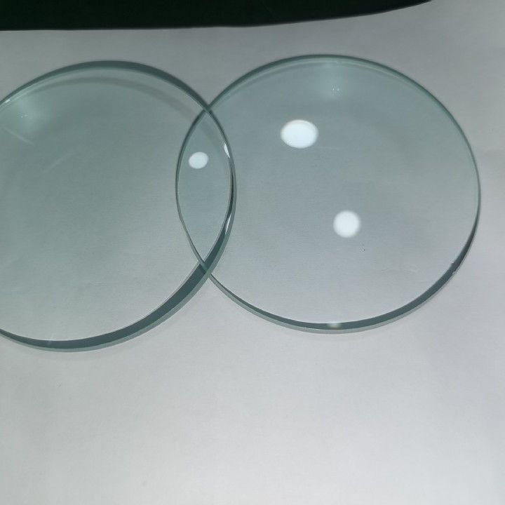 Manufacturer supplies 3cm 4cm 5cm 10cm biconvex transparent blue glass lenses for optical experiments