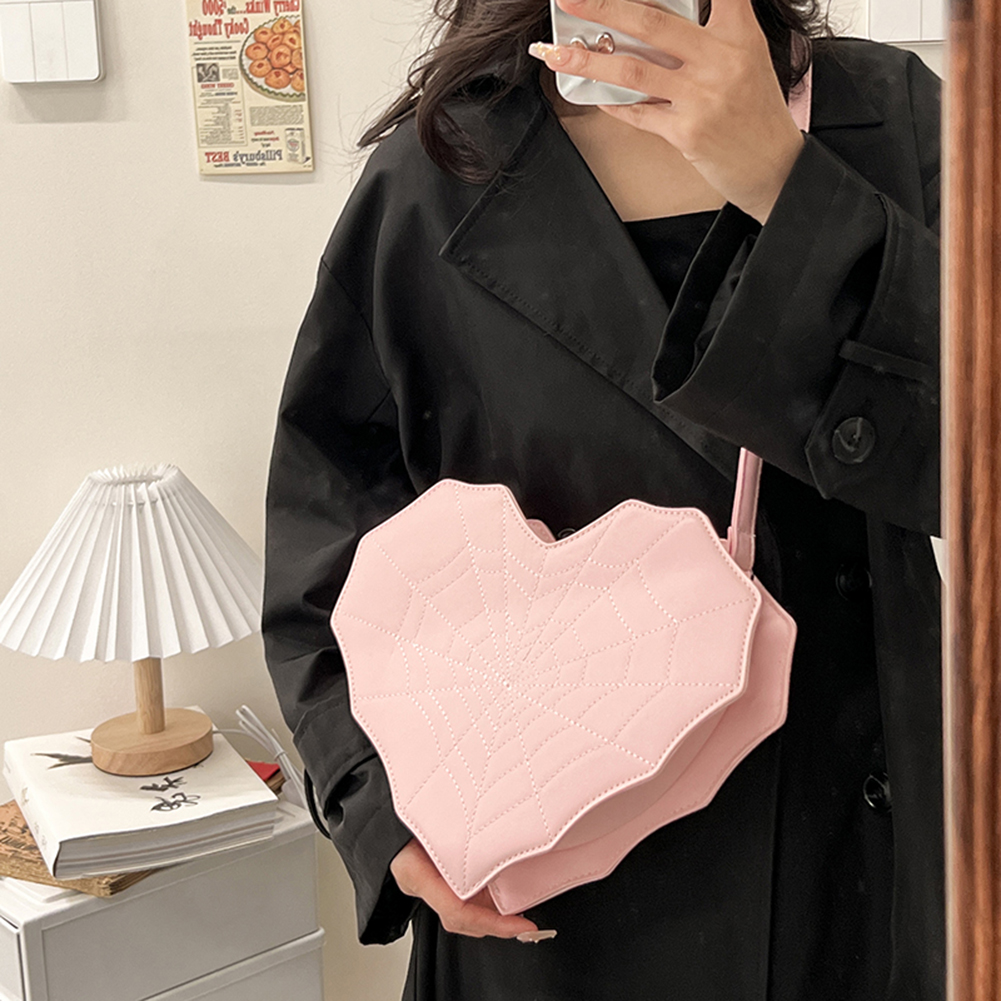 2 Shoulder Strap Women Girls Large Capacity Backpack PU Leather Crossbody Bag Solid Color Adjustable Strap Everyday Shoulder Bag