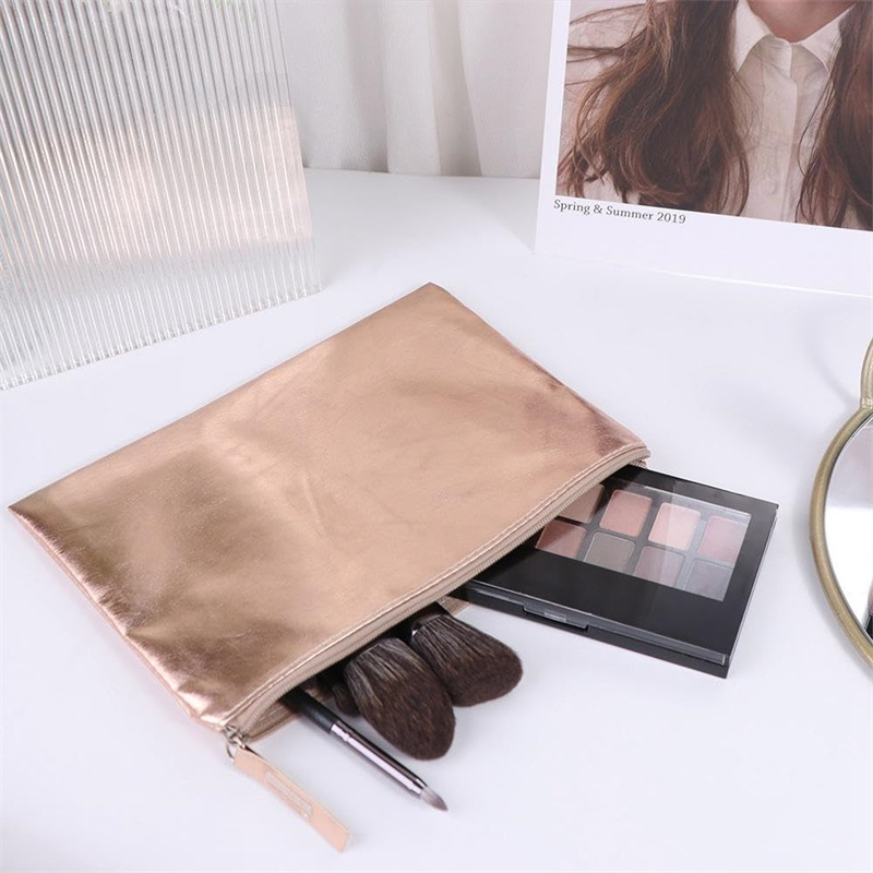 Fashion Waterproof Coin Bag Portable Card Holder Key Coin Earphone Pouch New Silver Gold PU Leather Coin Purse Wallet Simple