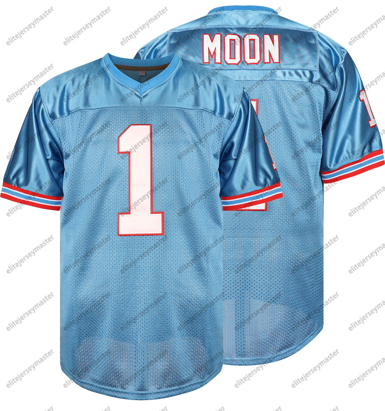 Vintage Style 1 Moon 34 Campbell Football Jerseys Double Stitched Personalized Name Number