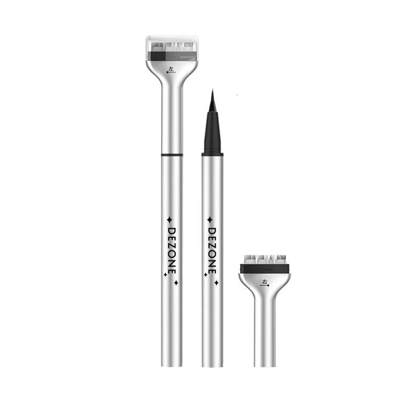 DEZONE liquid eyeliner DIY lower eyelash extension stamp eyelash seal waterproof silicone makeup tool convenient for beginners 241107