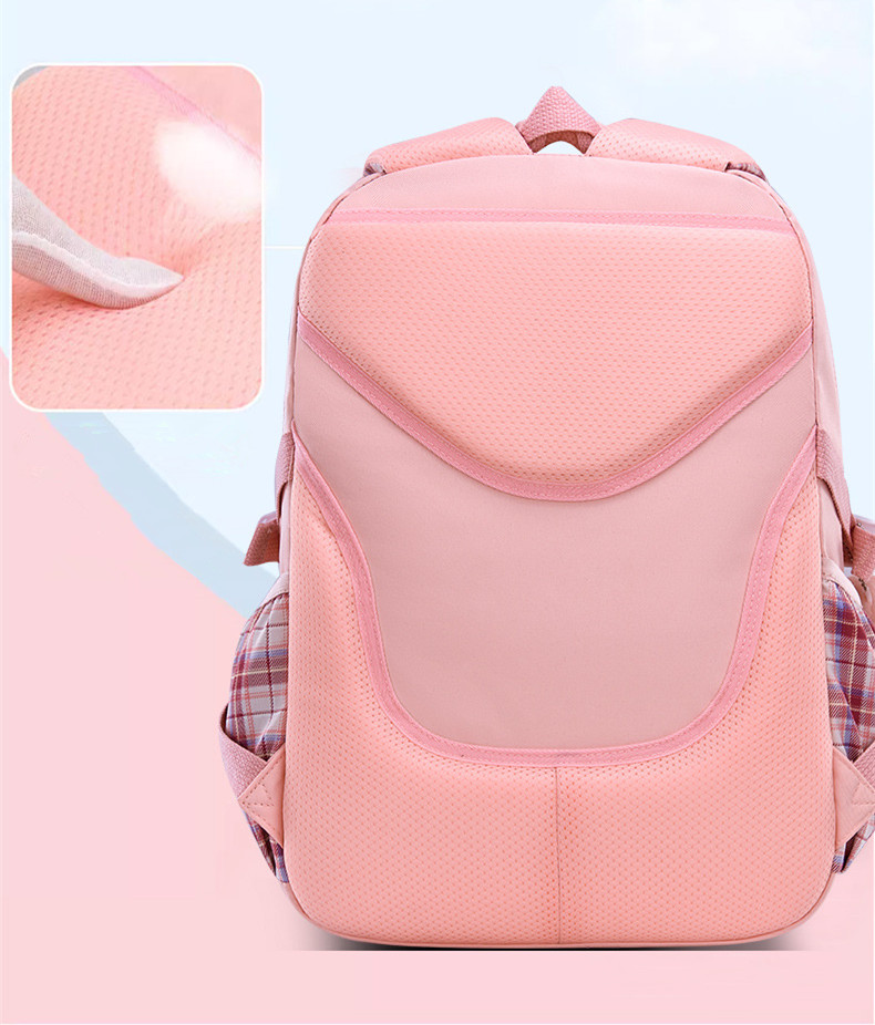 With Rabbit Pendant For Girls Orthopaedics Kids Backpack Kawaii Waterproof School bag Primary Bow Knot Schoolbag mochilas BOOK