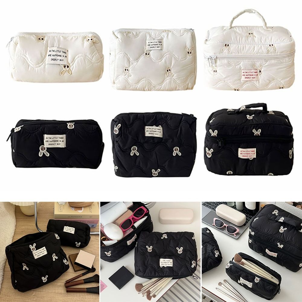 High Quality Embroidery Makeup Bag Storage Bag Large Capacity Toiletry Bag Travel Organizer Portable Washbag